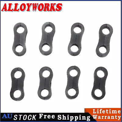 8PC AN4 Hose Separator Clamp Fitting Connector 4AN Oil Fuel Hose Line ALLOYWORKS • $22.99