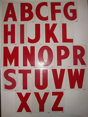 $5.99 • Buy Wagner Zip-Change Changeable Outdoor Sign 6  Letters Numbers Symbols Red Home