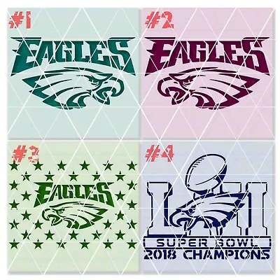 Philadelphia Eagles Stencil - Reusable & Durable - 10 Mil Quality Philly • $10.99