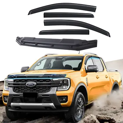 Bonnet Protector+ Injection Weather Shields For Ford Ranger Next-Gen 2022-2023 • $180.17