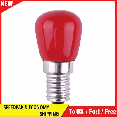 E14 Light Bulb 3W 220V Colorful LED Decorative Light Fridge Lamp (Red) • $5.98