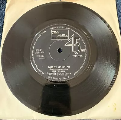 Marvin Gaye - Whats Going On 7” Vinyl TMG 775 Rare Motown Northern Soul Single • £19.99
