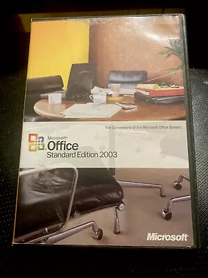 Microsoft Office Standard Edition 2003 Full Version With Product Serial Key • $19.95