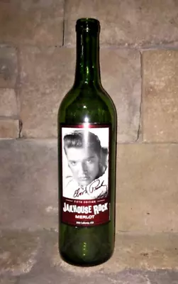 Elvis Presley -  Jailhouse Rock  - Graceland Collection - Wine Bottle - Empty • $24.99