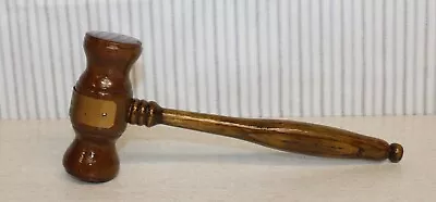 Vintage 1992 Masonic® Worshipful Master (Umatilla FL) Lodge 65 Solid Wood Gavel • $14.99