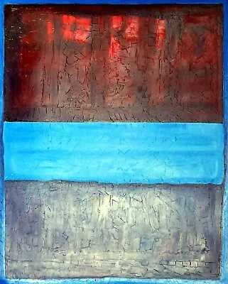 MARK ROTHKO / AMAZING OIL On CANVAS ART PAINTING SIGNED. Abstract Expressionism • $4400