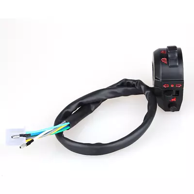 ✈7/8in Motorcycle Left Switch Handlebar Control Horn Turn Signal Light Hi/Lo • $11.09