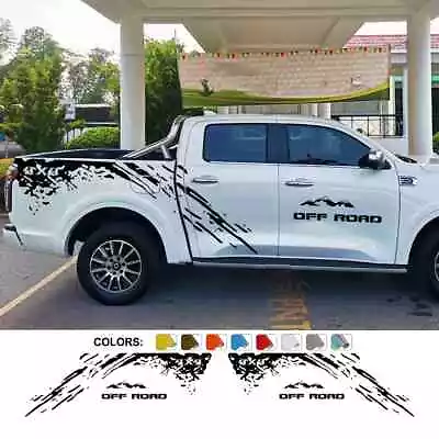 Car Off Road Sticker For Pickup Truck Graphic Splash Decal Mudslinger Side Cover • $48.65