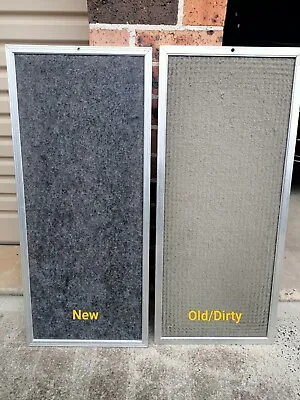 Ducted Air Conditioner Conditioning Filter WITH FRAME Easy Swap Made To Order! • $99