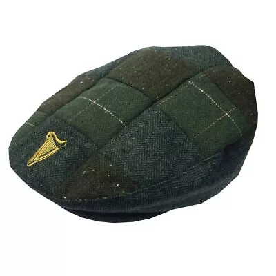 Guinness Traditional Style Tweed Patch Flat Cap • £22.25