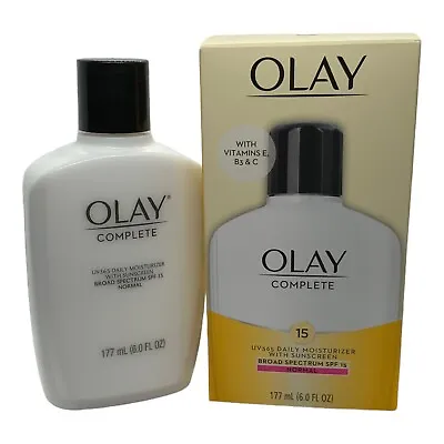 Olay Complete UV 365 Daily Moisturizer SPF 15 Normal 6oz See Description • $12.98