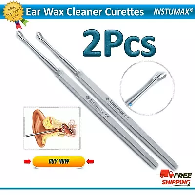 Medical Ear Cleaner Loop Billeau Ear Wax Remover Ear Pick Curette Skin Care New • $8.61