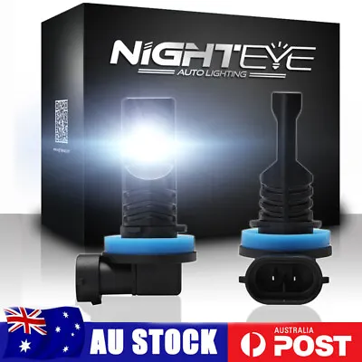 NIGHTEYE H11 H8 H9 160W Car LED Fog Light Driving Halogen Auto Lamp Bulbs Kit AU • $28.99