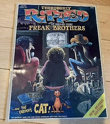 Thoroughly Ripped Freak Brothers Book Fat Freddys Cat Rip Off Press Adult Humour • £39.99