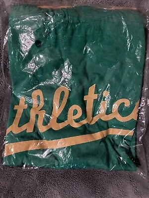 Oakland A’s Reversible T Shirt Hoodie Med (Brand New) • $16.99