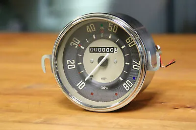 Vw Type 2 Bus Stock Speedometer 80 Miles Per Hour Kombi Microbus Deluxe • $180