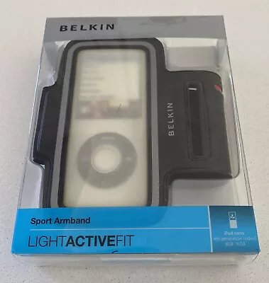 Belkin Sport Armband Light Active Fit For Ipod Nano F8Z377-KG New In Box • $24.99