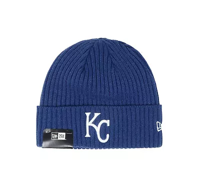 New Era Men's Beanie MLB Kansas City Royals Thermal Guard Royal Blue Knit Hat • $15