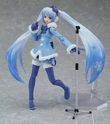 Snow Miku Fluffy Coat Ver. VOCALOID Figma No.EX-039 Female Figure • $145.83