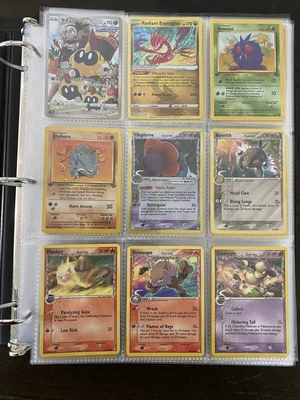 $3.25 • Buy 🔥Pokemon 105 Card Binder Lot Holo WOTC Delta Species 1st Edition And More! 🔥