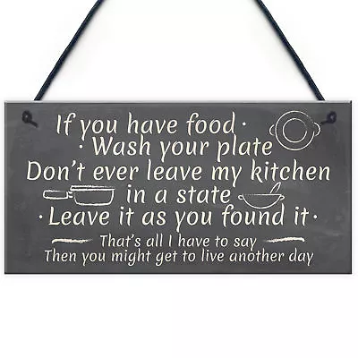 £3.99 • Buy Kitchen Signs Mum Nan Nanny Plaque Vintage Wall Shabby Chic Funny Birthday Gifts
