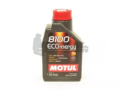 Motul 8100 ECO-nergy SAE 5W-30 100% Synthetic Engine Motor Oil Fluid (1L=1.05QT) • $20.15