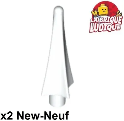 Lego 2x Minifig Weapon Spear Tip Fine Arrow Tip White/White 24482 New • $2.85