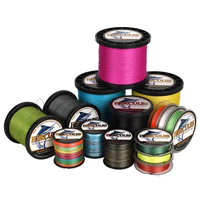 HERCULES 300M Strong 9 Strands PE Abrasion Resistant 10-320LB Braid Fishing Line • $31.89