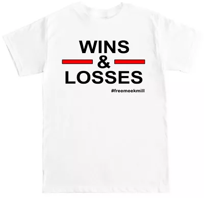 FREE MEEK MILL Wins And Losses Concert Hip Hop Rap DRAKE T SHIRT • $16.99