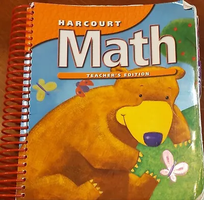 $35 • Buy Harcourt MATH Kindergarten,  Teacher's Edition