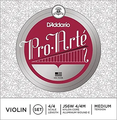 D'Addario Pro-Arte Violin String Set With Wound E 4/4 Scale Medium Tension • $49.99