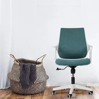 LONABR Swivel Office Desk Chair Armrest Mid Back Adjustable Height Smooth Caster • $119.99