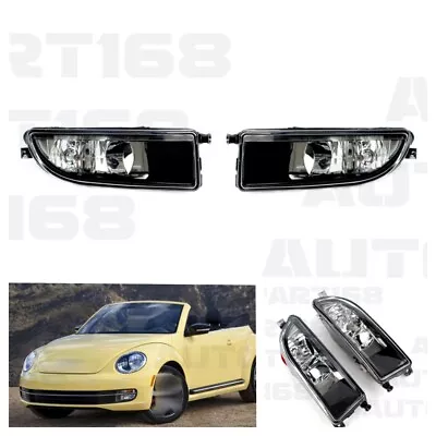 For VW Beetle 2012-2016 Left&RH Driver Passenger Side Fog Light Lamp With Bulbs • $99.99