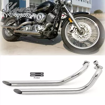 $255.95 • Buy Shortshots Staggered Exhaust Muffler Pipe For YAMAHA V Star Dragstar 650 XVS650