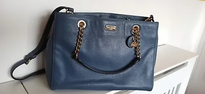 Beautiful Kate Spade Blue Soft Leather Handbag/Cross Body Bag • £49.99