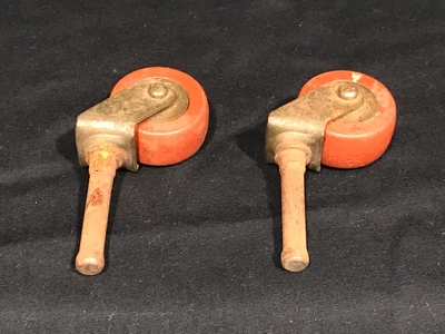 $9.99 • Buy Lot Of 2 Vintage Casters