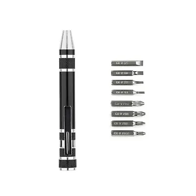 9PC Precision Screwdriver Set – Magnetic Pocket Pen – Watch Glasses Electronics • £3.99
