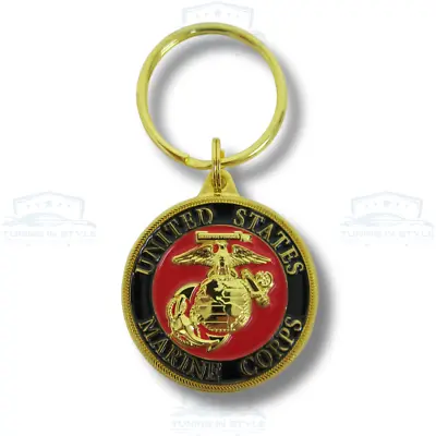 United States Marine Corps  Emblem USMC Key Chain Fob Military Official Licensed • $11.99