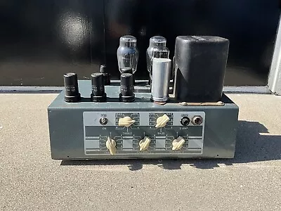 Vintage 50s Sound Projects Tube/PA Amp + 2 Speaker Outputs Restored • $600