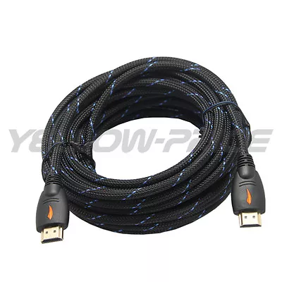 $17.09 • Buy 7.6M HDMI Cable 1.4 3D High Speed With Ethernet HEC Full HD 1080p Gold Plated 8M