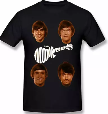 The Monkees Mens T Shirt Cotton Short Sleeve Summer Tee Vintage Men Gift Tee Hot • $17.50