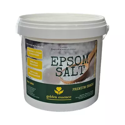 2kg Tub - EPSOM SALT - Magnesium Sulphate Bath Salt / Fertilizer. Free Freight • $25.95