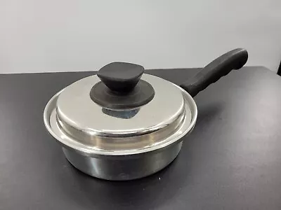 VITA CRAFT Sauce Pan Pot W Lid #3200 Stainless Steel 6.5  X 2  Vtg Cookware • $14.99