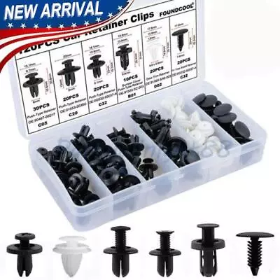 Car Body Trim Clips Retainer Bumper Rivets Auto Door Panel Plastic Fastener X120 • $11.99