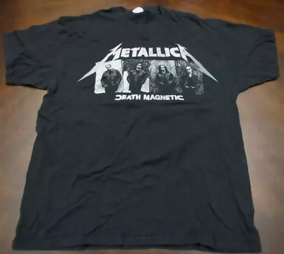 2009 METALLICA Death Magnetic World Tour Concert T Shirt!! Size Men's XL!! • $4.99