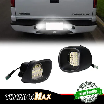 $12.99 • Buy White 6000k License Plate Lights LED Lamp For Jimmy Sonoma Chevy Blazer S10 GMC