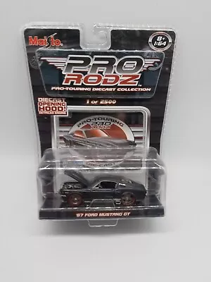 Maisto Diecast Collection Pro Rodz Chase Black ‘67 Ford Mustang GT 1/2500 • $17.95