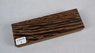 African Wenge Wood Knife Handle Block/Scales (25x45x140mm) • $40