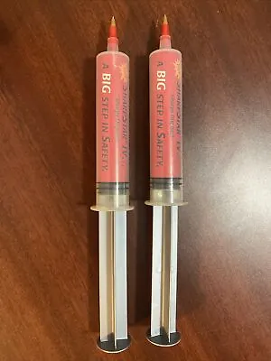 Vtg NEW Lot Of 2 SharpStar IV Disposal  Medical Drug Rep Pharmaceutical Pen HTF • $7.95