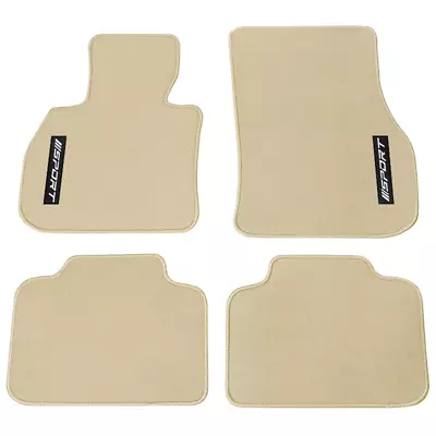 Fits 17-23 Mini Cooper Countryman Floor Mats Carpets Nylon Beige W/ Sport • $57.99